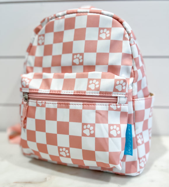 CHECKERS & PAWS BACKPACK